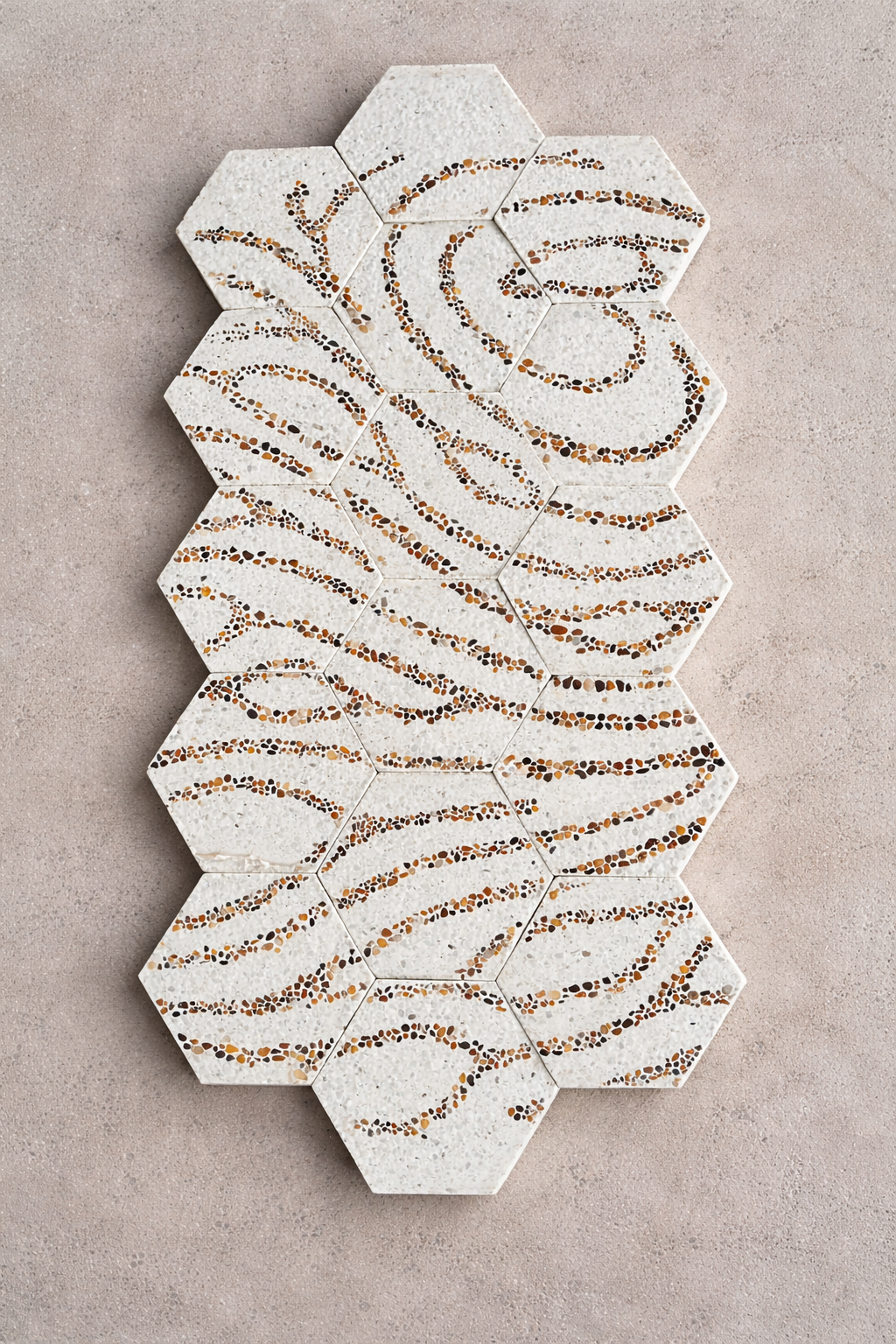 Hexagonal Patterned Landscape Tiles