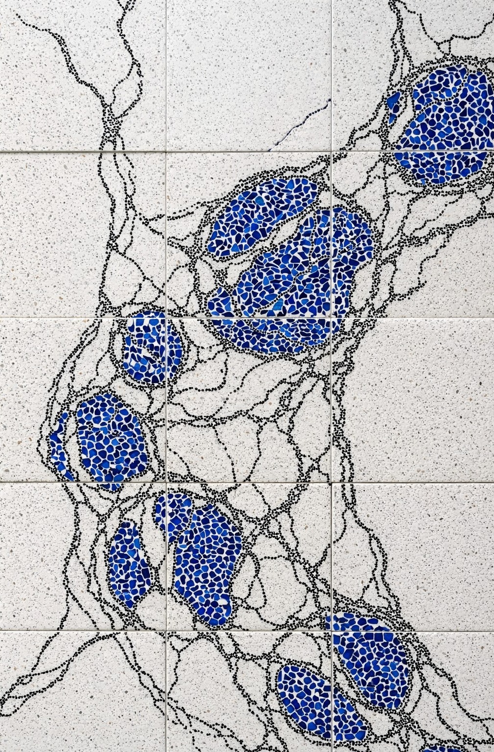 Blue Stone Inlay Design